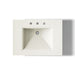 KOHLER K-2268-8 Memoirs 30-3/4" rectangular pedestal bathroom sink, biscuit - view 4