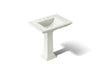 KOHLER K-2268-8 Memoirs 30-3/4" rectangular pedestal bathroom sink, dune