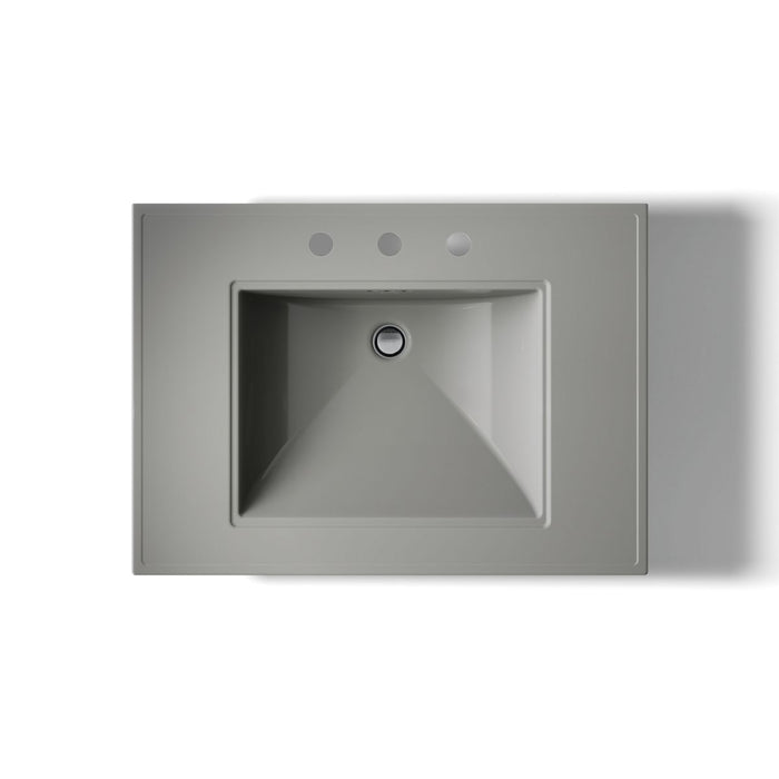 KOHLER K-2268-8 Memoirs 30-3/4" rectangular pedestal bathroom sink