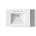 KOHLER K-2268-8 Memoirs 30-3/4" rectangular pedestal bathroom sink, white - view 2