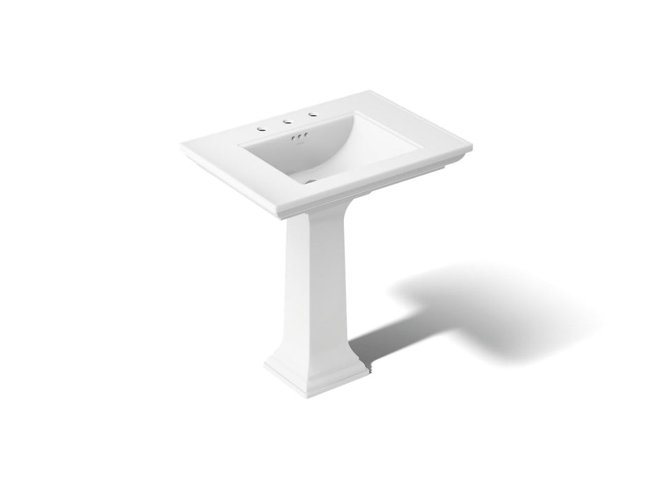 KOHLER K-2268-8 Memoirs 30-3/4" rectangular pedestal bathroom sink