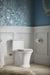 KOHLER K-22695 Harken One-piece Compact Elongated Toilet with Skirted Trapway, 1.28 GPF
