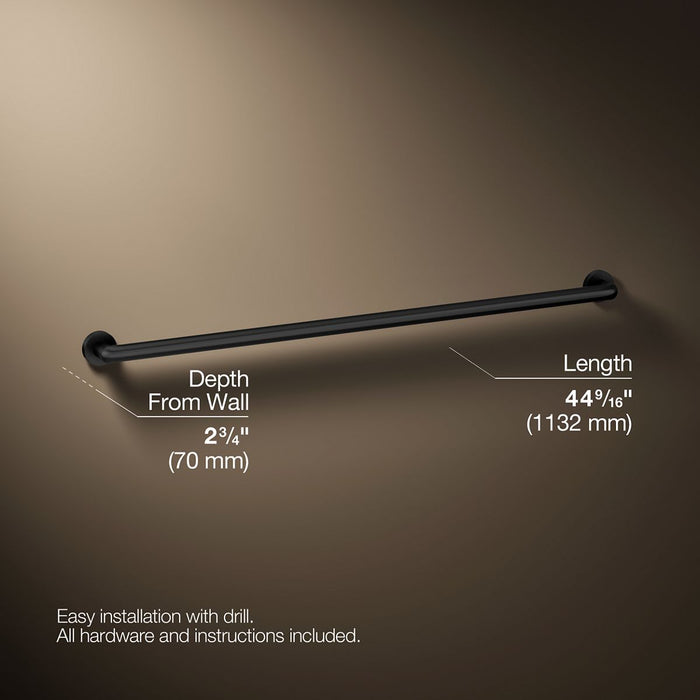 3/4 view of product with dimensions
