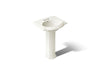 KOHLER K-2286-4 Devonshire 24-1/4" rectangular pedestal bathroom sink, biscuit