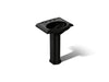 KOHLER K-2286-8 Devonshire 24-1/4" rectangular pedestal bathroom sink, black black