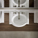 KOHLER K-2286-8 Devonshire 24-1/4" rectangular pedestal bathroom sink, white - view 5