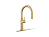 KOHLER K-22972 Crue Pull-down kitchen sink faucet with three-function sprayhead