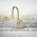 KOHLER Crue Pull-down kitchen sink faucet with three-function sprayhead