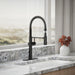 KOHLER Crue Semi-professional kitchen sink faucet with three-function sprayhead