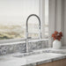 KOHLER Crue Semi-professional kitchen sink faucet with three-function sprayhead