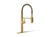 KOHLER Crue Semi-professional kitchen sink faucet with three-function sprayhead