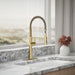 KOHLER Crue Semi-professional kitchen sink faucet with three-function sprayhead