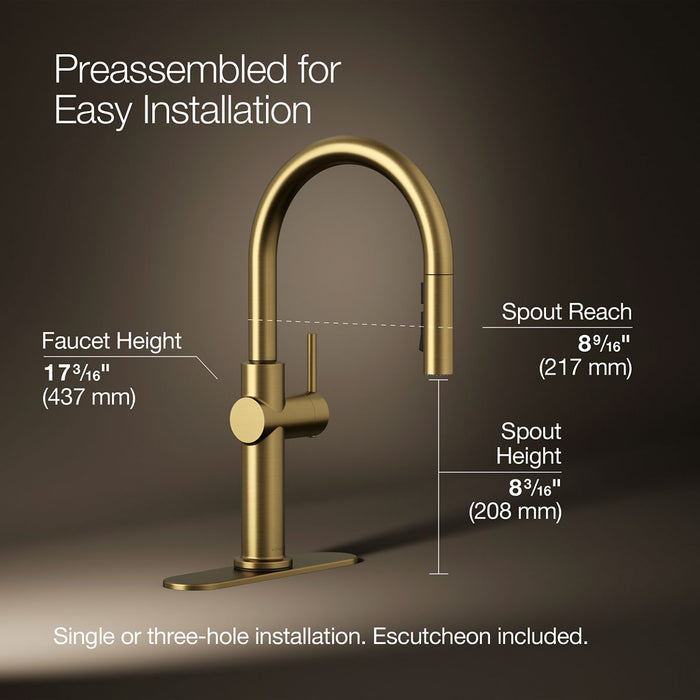 3/4 view of product with dimensions