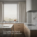 Up to 2 walls & multiple product categories visible, 1-point perspective