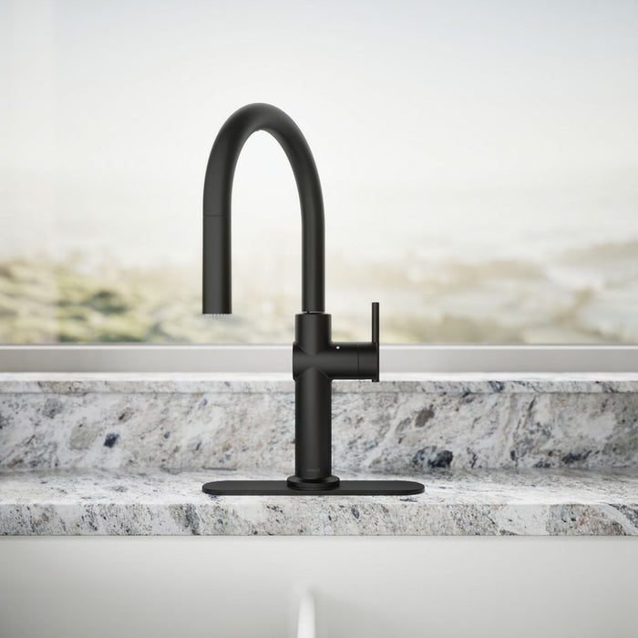 Kohler Crue Touchless pull-down kitchen sink faucet with three-function sprayhead