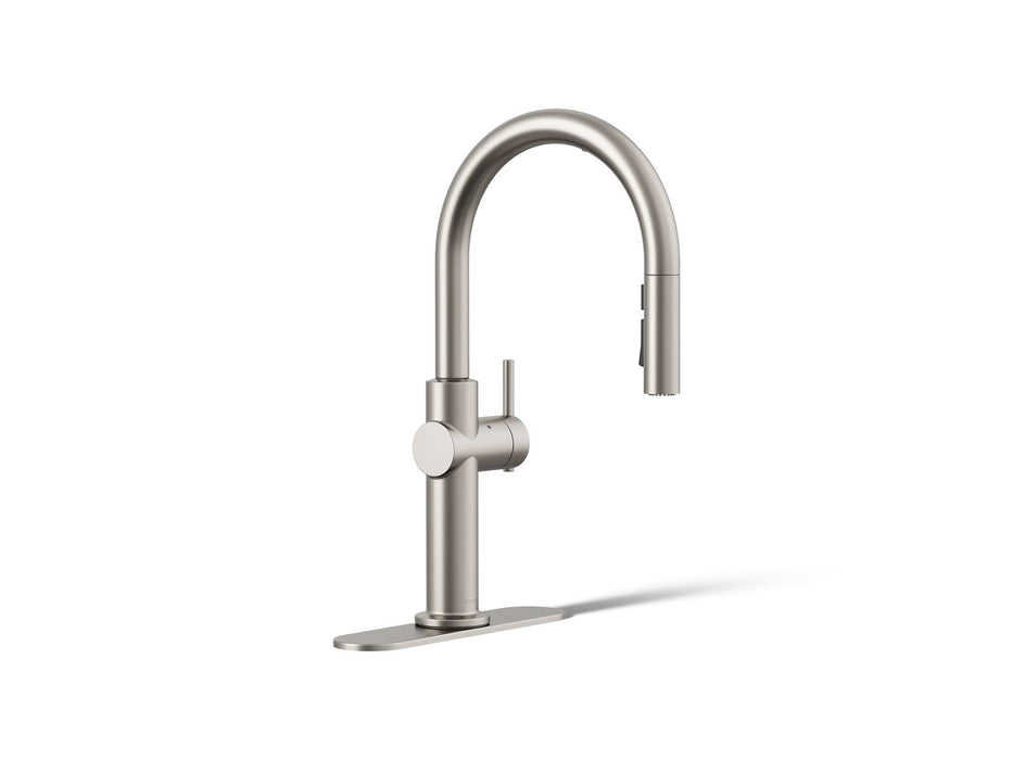 Kohler Crue Touchless pull-down kitchen sink faucet with three-function sprayhead