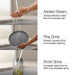 KOHLER KOHLER K-22974-WB Crue Touchless pull-down kitchen sink faucet with KOHLER Konnect and three-function sprayhead