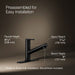 KOHLER Crue Pull-out kitchen sink faucet with three-function sprayhead