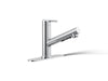 KOHLER Crue Pull-out kitchen sink faucet with three-function sprayhead