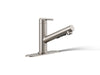 KOHLER Crue Pull-out kitchen sink faucet with three-function sprayhead