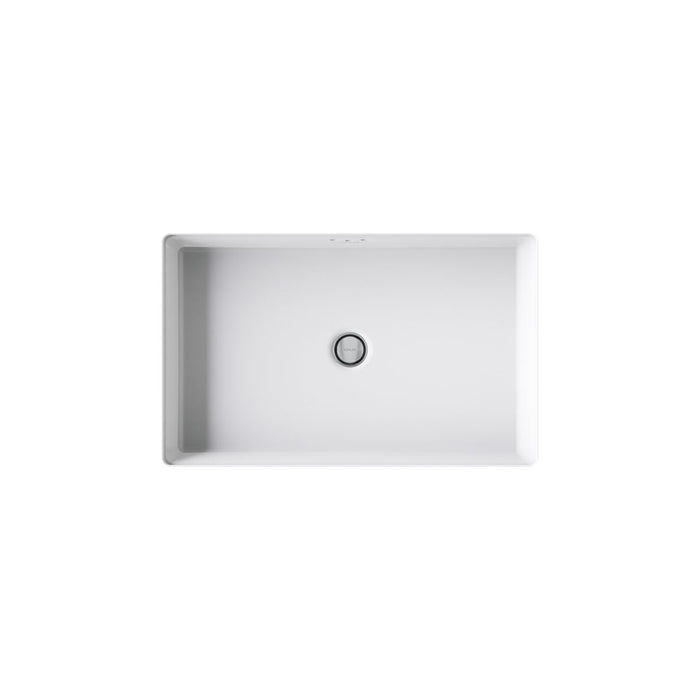 KOHLER K-2297-G Kathryn 24" rectangular undermount bathroom sink with glazed underside