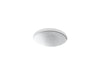 KOHLER K-2298 Compass 13-1/4" Round Drop-in/undermount Bathroom Sink, No Overflow