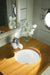 KOHLER K-2298 Compass 13-1/4" Round Drop-in/undermount Bathroom Sink, No Overflow