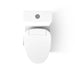 KOHLER K-23188-HC Reach Hidden cord one-piece compact elongated toilet with skirted trapway, dual-flush