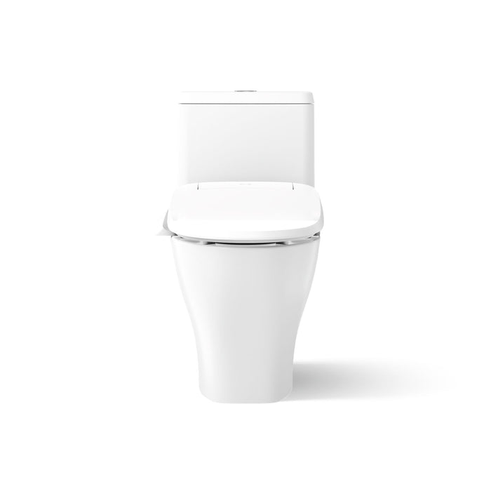 KOHLER K-23188-HC Reach Hidden cord one-piece compact elongated toilet with skirted trapway, dual-flush
