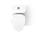 Kohler Reach Hidden cord one-piece compact elongated toilet with skirted trapway, dual-flush