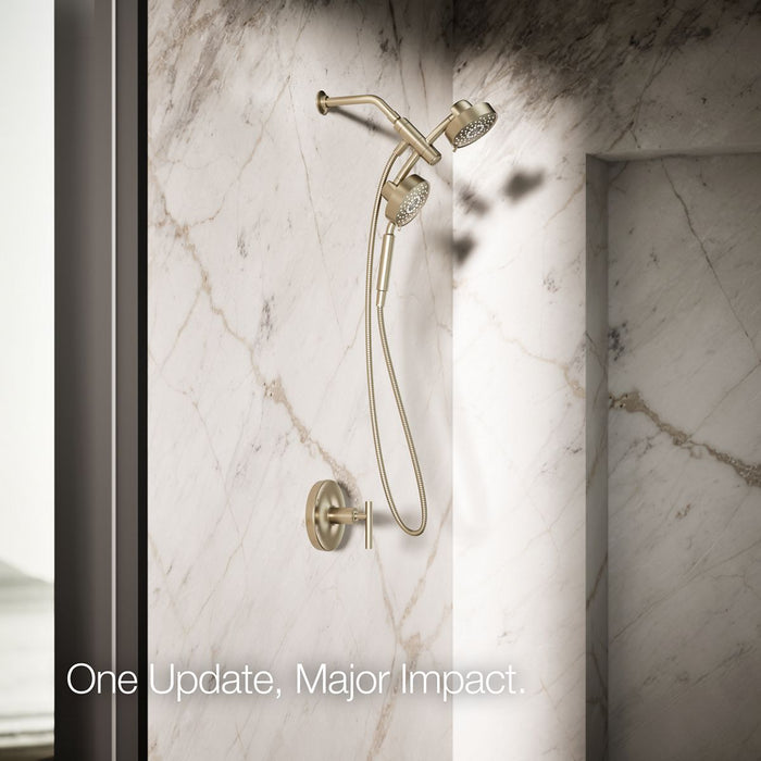 KOHLER K-23219 Purist 2-in-1 multifunction 2.5 gpm shower combo kit