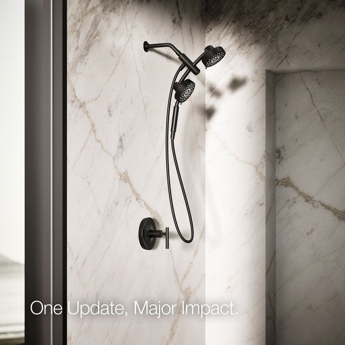 KOHLER K-23219-G Purist 2-in-1 multifunction 1.75 gpm shower combo kit, matte black - view 3