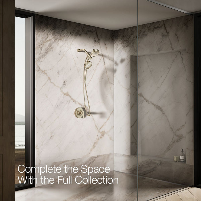 KOHLER K-23219-G Purist 2-in-1 multifunction 1.75 gpm shower combo kit