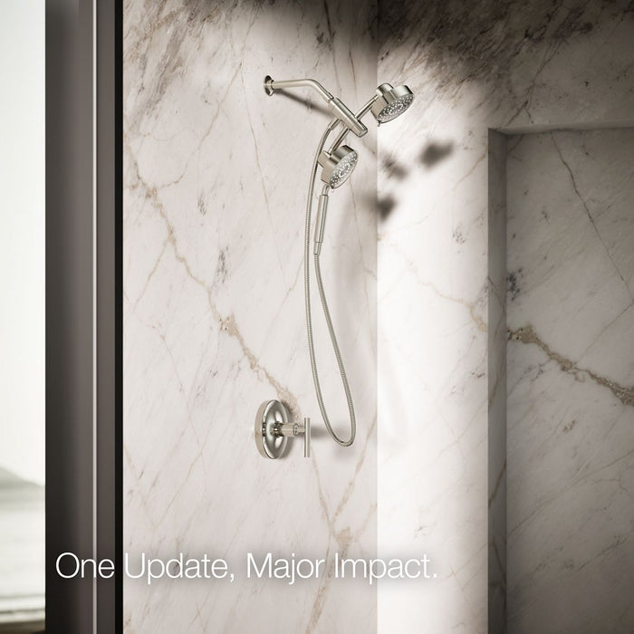 KOHLER K-23219-G Purist 2-in-1 multifunction 1.75 gpm shower combo kit