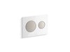 Kohler Skim Dual-flush actuator plate for 2" x 4" in-wall tank and carrier system