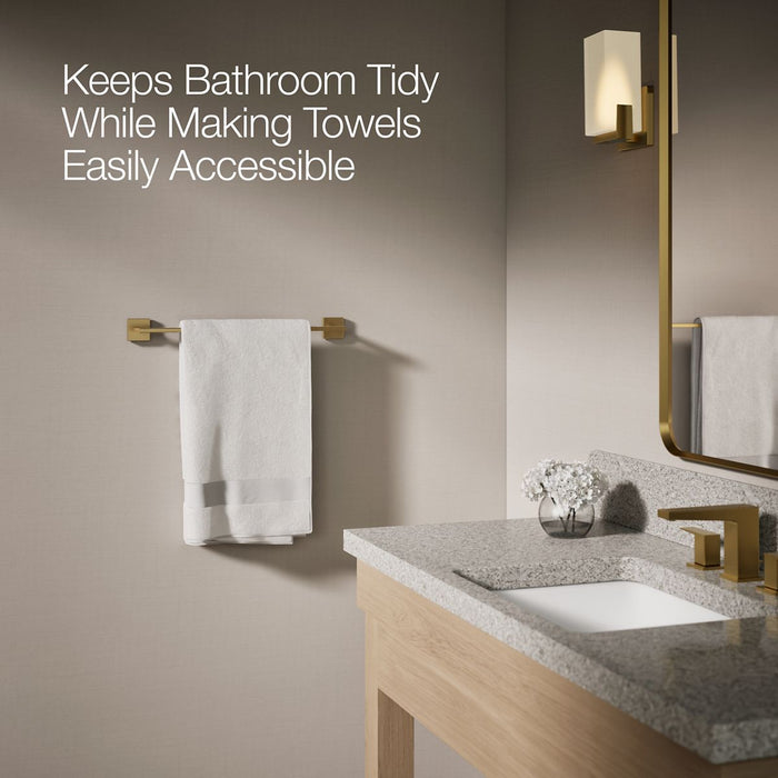 KOHLER KOHLER K-23284 Square 18" towel bar
