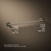 KOHLER Square 24" towel bar