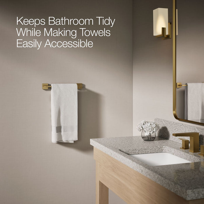 KOHLER KOHLER K-23286 Square 12" towel bar