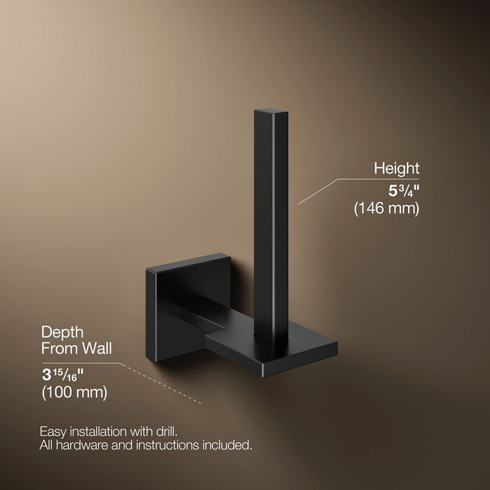 Kohler Square Vertical toilet paper holder