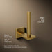 Kohler Square Vertical toilet paper holder
