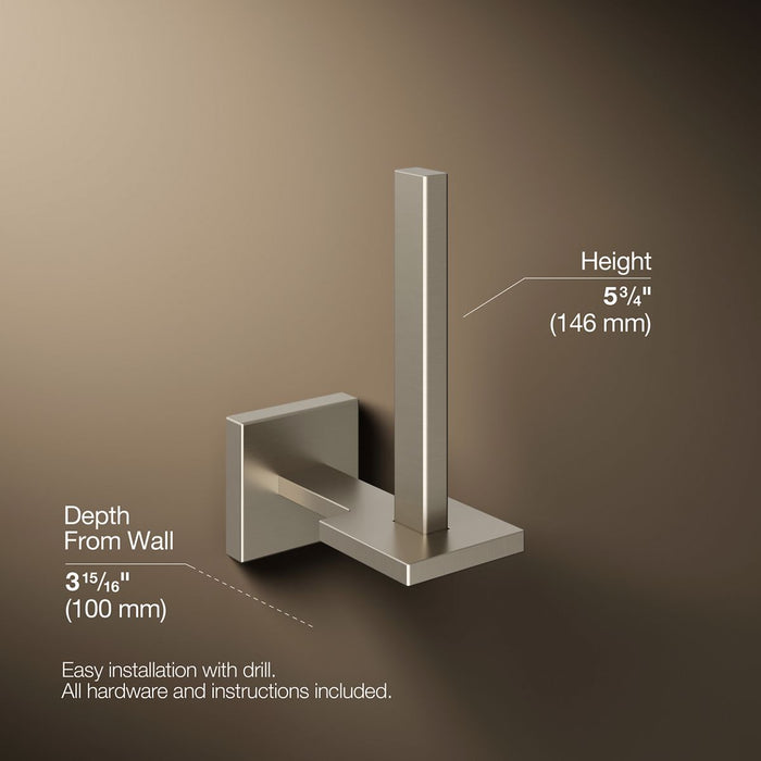 Kohler Square Vertical toilet paper holder