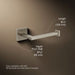 KOHLER K-23292 Square Toilet paper holder, vibrant brushed nickel - view 5