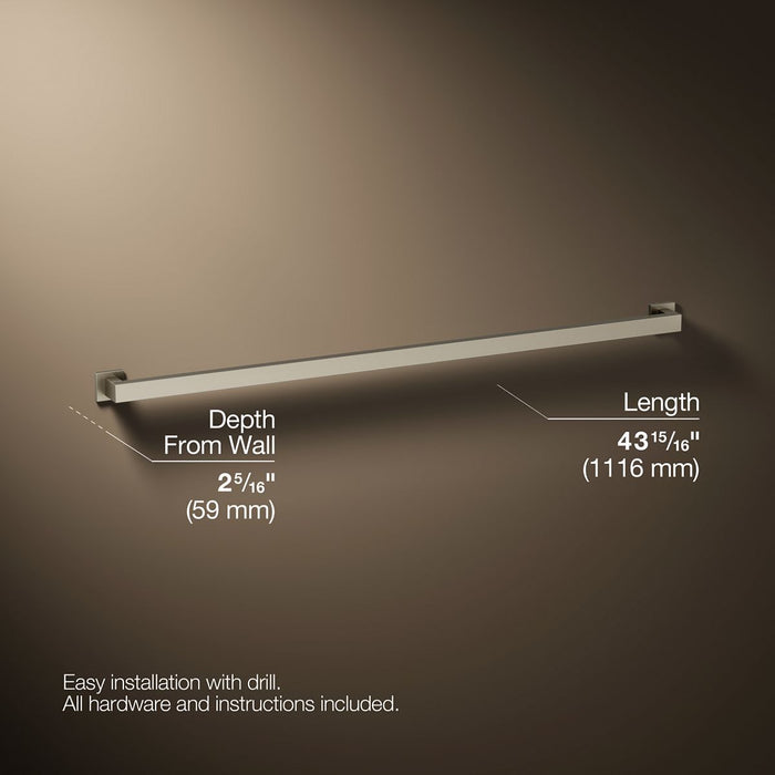 3/4 view of product with dimensions
