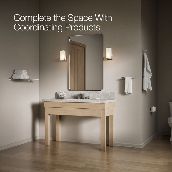 KOHLER K-23299 Square Hotelier, polished chrome - view 3