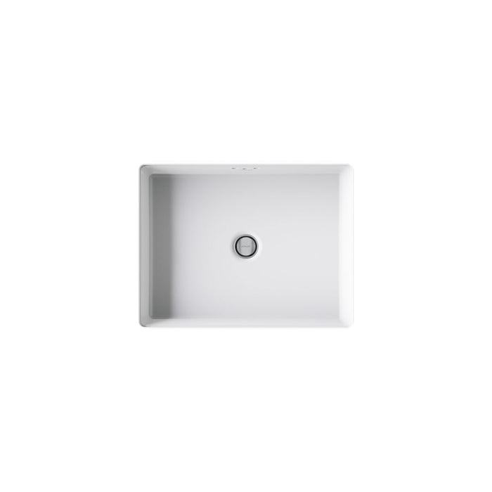 Kohler Kathryn 19-3/4" rectangular undermount bathroom sink with glazed underside