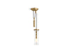 KOHLER K-23340-PE01 Damask 4" adjustable pendant, moderne brushed gold - view 2