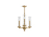 KOHLER K-23342-CH03 Damask 20" chandelier, moderne brushed gold