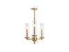 KOHLER K-23342-CH03 Damask 20" chandelier, moderne brushed gold - view 2