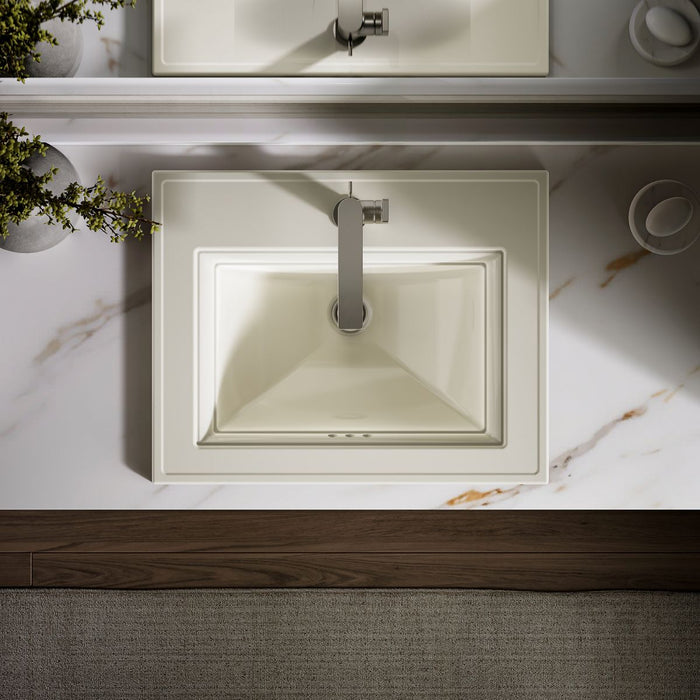 Kohler Memoirs 22-3/4" rectangular drop-in bathroom sink