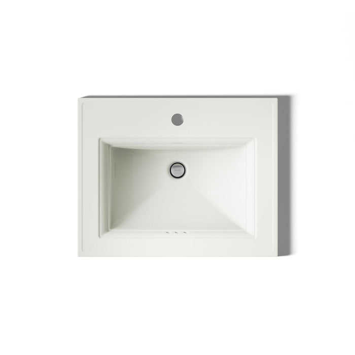 Kohler Memoirs 22-3/4" rectangular drop-in bathroom sink